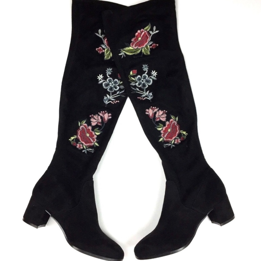 Impo Stretch Elaine Embroidered Knee High Boot